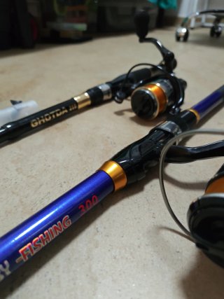2 Canne da Pesca per Calamaro/Seppia