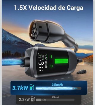 NUEVO Cargador Coche Eléctrico Wallbox 3,7kW 7M