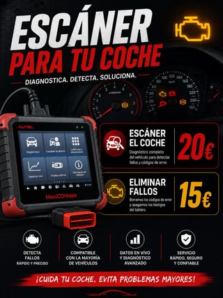 Se escanea todo tipos de coches