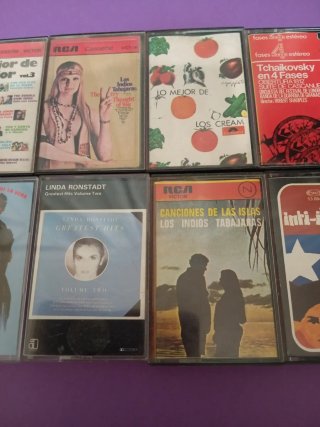 Lote de 10 Casetes Musicales Variados