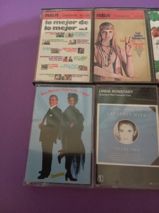 Lote de 10 Casetes Musicales Variados