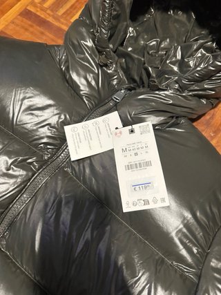 Cazadora Zara Verde Oscuro Talla M