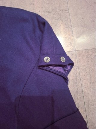 Vestido recto alta costura morado