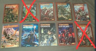 Warhammer libros antiguos