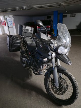Triumph Tiger 800 XC 2012 Negra