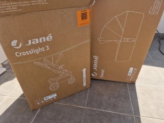 Jané Crosslight + sombrilla, bolso y saco