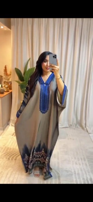 Vestido Caftán de Gala Marroquí (Varios Colores)
