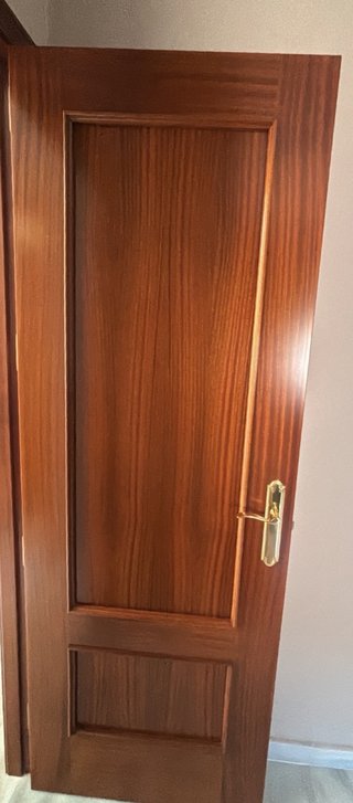 Puerta de madera interior