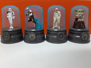 4 Figuras Star Wars Mandalorian Burger King