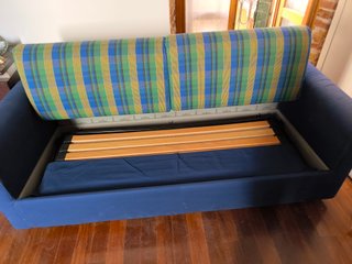 Divano letto tessuto fantasia