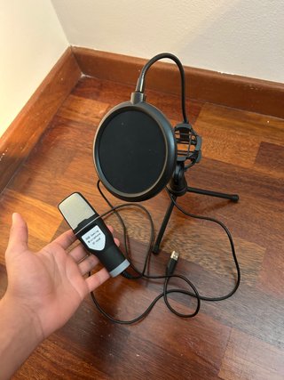 Micrófono USB con Luz LED