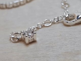 Pulsera Pandora circonita rosa plata