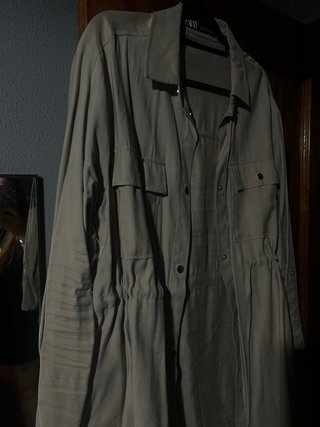 Sobrecamisa Zara Talla L Beige