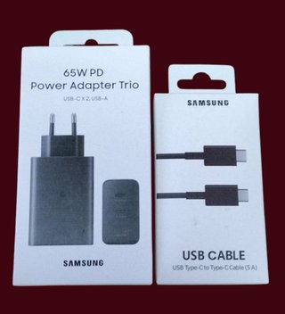 Kit Samsung 65W Power Adapter Trio + Cable USB-C