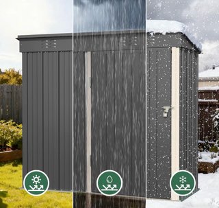 Caseta Cobertizo Metal Exterior