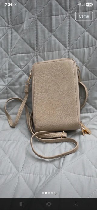 Bolso tipo Bandolera Michael K. Beige Mujer