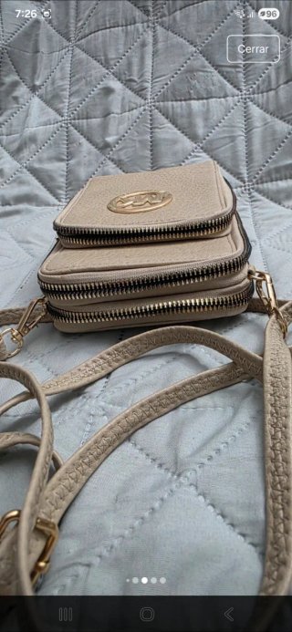 Bolso tipo Bandolera Michael K. Beige Mujer