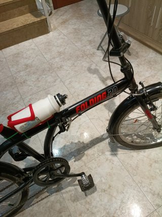 Bicicleta Plegable Negra