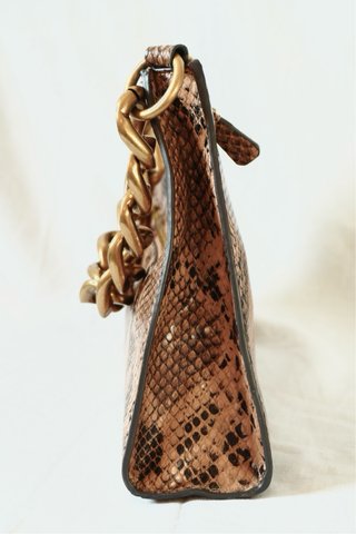 GUESS Tullia Hobo Bag Leather Snake Print - new