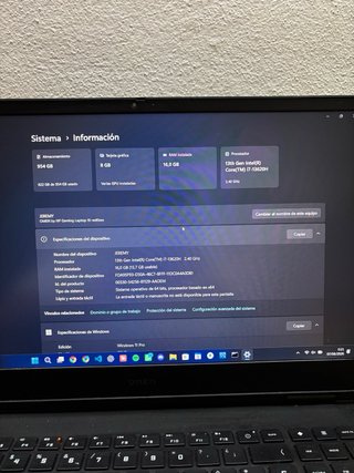 Portátil HP Omen 16-wd0xxx Negro