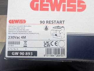 Gewiss GW90893 Riarmo smart 230V