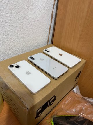 Lote 3 iPhone 13, 11, XS
