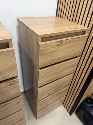 Mueble alto 5 cajones madera