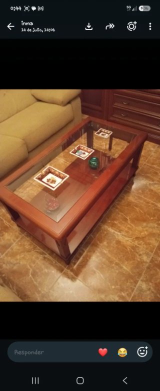 Mueble de salón completo madera