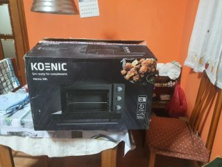 Horno Koenic 38L Negro