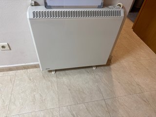 Calentador eléctrico blanco