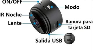 SIN ABRIR Mini Cámara Espía 1080P