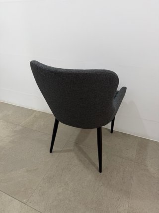 2 Sillas de comedor gris acolchada de JYSK