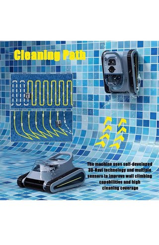 Robot Limpiafondos Piscina Inalámbrico