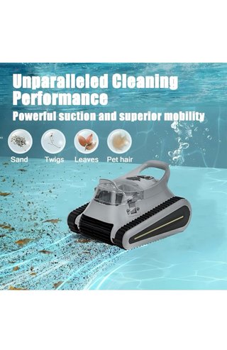 Robot Limpiafondos Piscina Inalámbrico