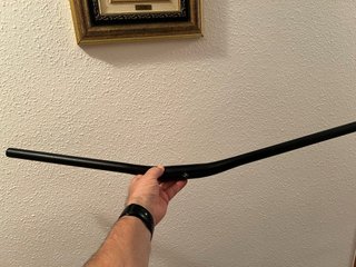 Manillar MTB 74mm Negro Nuevo