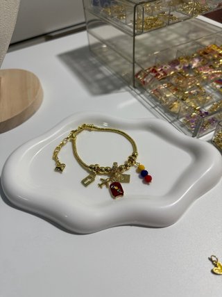 Pulsera estilo Pandora con charms