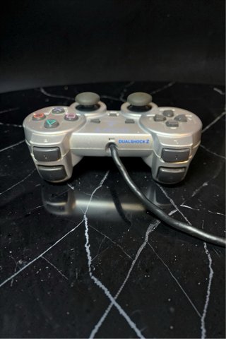 Controller PlayStation 2 Originale Argento