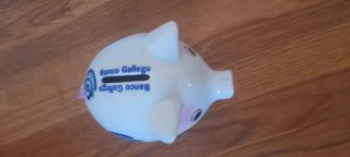 Hucha Banco Gallego Cerámica