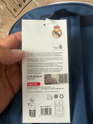 Safta Real Madrid mochila de guardería 3D adaptable a carro 055-35