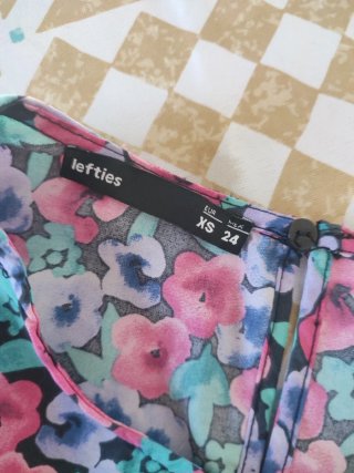 Vestido vintage Lefties floral talla L