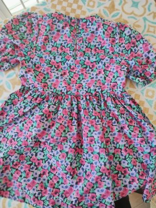 Vestido vintage Lefties floral talla L
