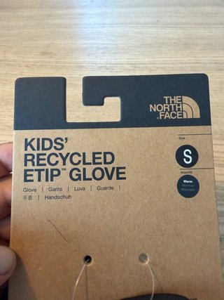 Guanti The North Face Recycled Etip per bambini, neri
