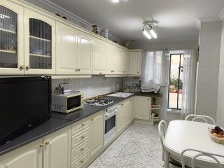 Muebles de cocina madera y cristal