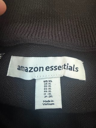 amazon essentials V05277 jersey de cuello alto con cremallera XL