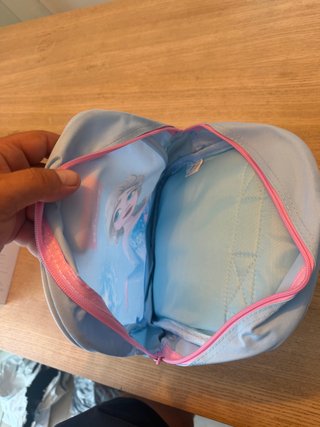 Zaino scolastico Frozen per bambini, adattabile al carrello, 22x10x27 cm