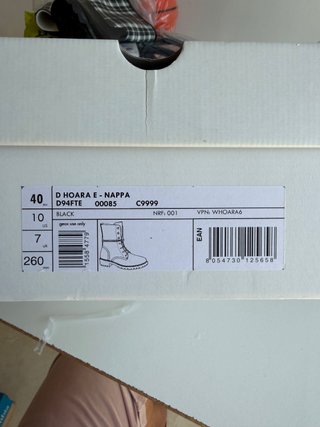 Geox D Hoara E botines Mujer, talla 40 EU