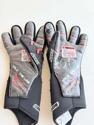 Renegade GK Apex Phoenix 2.0 guantes portero negros y rojos, talla 10