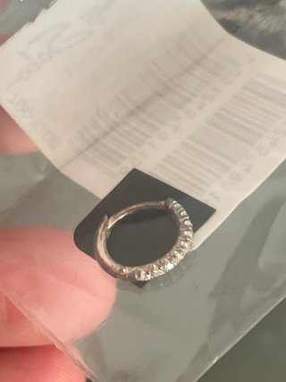 Thomas Sabo Aro piedras blancas plata CR658-051-14 pendiente aro con cristales