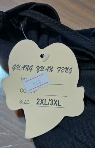 Camiseta negra tiras cruzadas Talla XXL/3XL