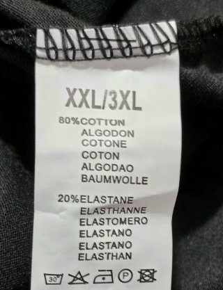 Camiseta negra tiras cruzadas Talla XXL/3XL